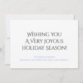 San Francisco Peaks Flagstaff Arizona Custom Feestdagenkaart (Achterkant)