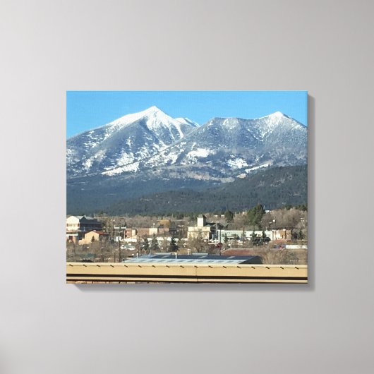 San Francisco Peaks, Flagstaff Landschap Canvas Afdruk (Voorkant)