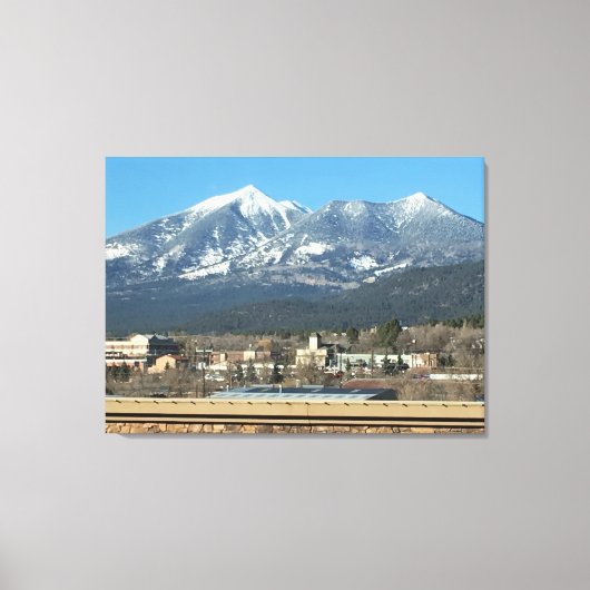San Francisco Peaks, Flagstaff Landschap Canvas Afdruk (Voorkant)