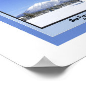 San Francisco Peaks in de sneeuw Poster (Hoek)
