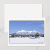San Francisco Peaks In Sneeuw Briefkaart (Voorkant / Achterkant)