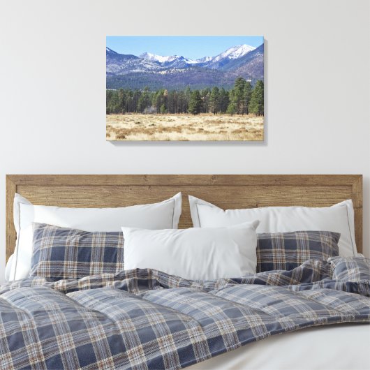 San Francisco Peaks verpakt canvas (Insitu (Slaapkamer))