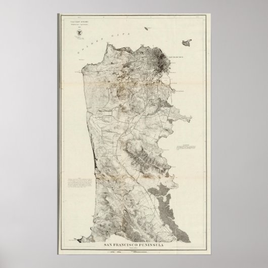 San Francisco Peninsula Poster (Voorkant)