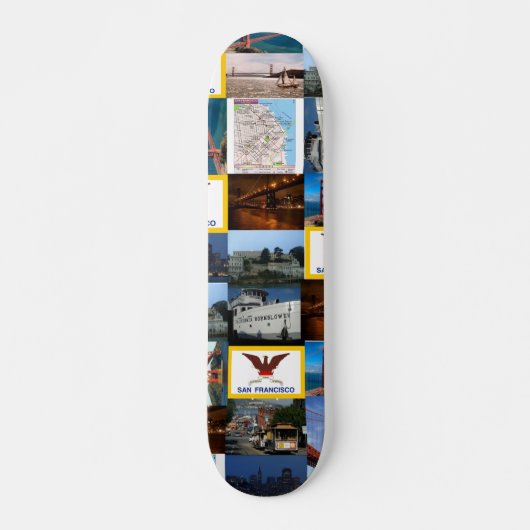 San Francisco Persoonlijk Skateboard (Voorkant)