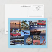 San Francisco Photo Collage Briefkaart (Voorkant / Achterkant)