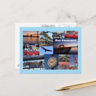 San Francisco Photo Collage Briefkaart