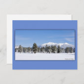 San Francisco piept op sneeuw Briefkaart (Voorkant / Achterkant)