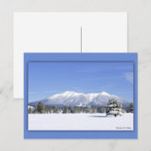 San Francisco piept op sneeuw Briefkaart (Voorkant / Achterkant)