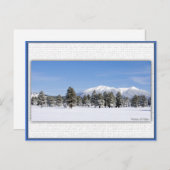 San Francisco piept op sneeuw Briefkaart (Voorkant / Achterkant)