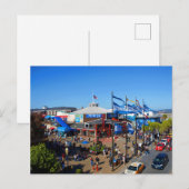 San Francisco Pier 39 #12-1 Briefkaart (Voorkant / Achterkant)