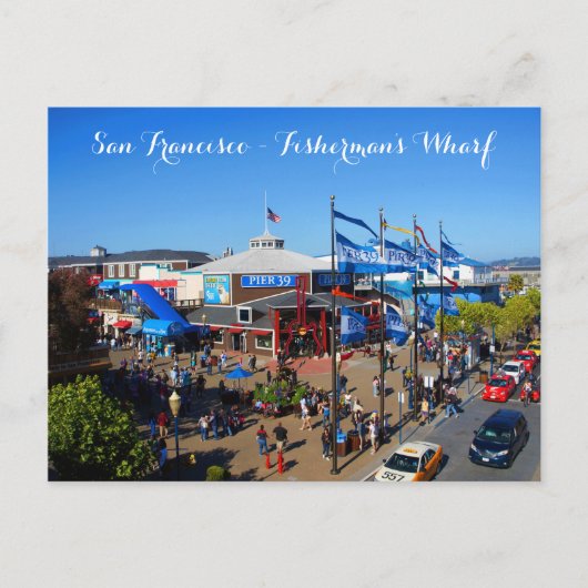San Francisco Pier 39 #12-2 Briefkaart (Voorkant)