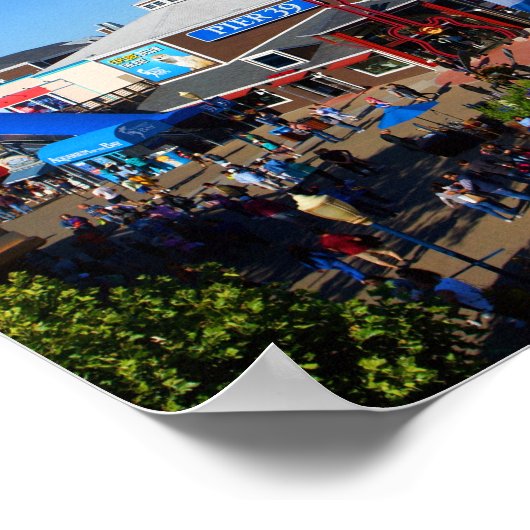 San Francisco Pier 39 #12-2 Poster (Hoek)