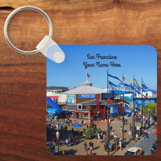 San Francisco Pier 39 #12-2 Sleutelhanger (Voorkant)