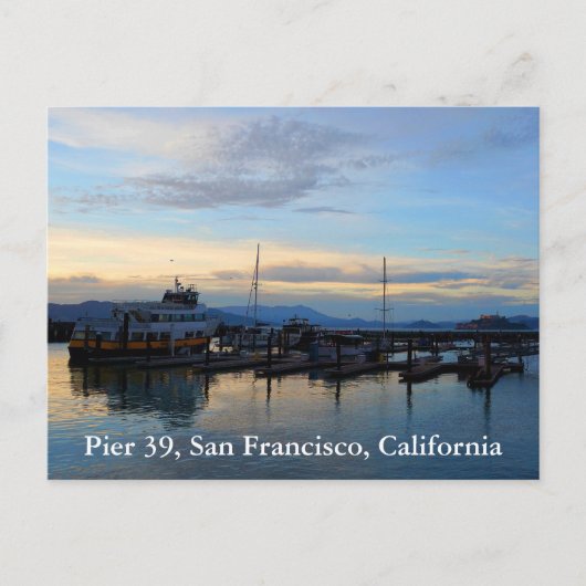 San Francisco Pier 39 #1 Briefkaart (Voorkant)