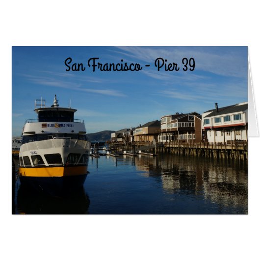 San Francisco Pier 39 #6 Kaart (Voorkant Horizontaal)