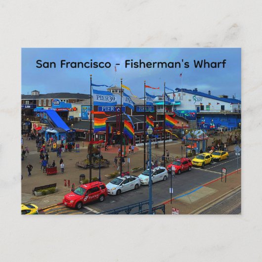 San Francisco Pier 39 Pride #1-2 Briefkaart (Voorkant)