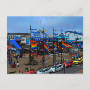 San Francisco Pier 39 Pride #1-3 Ansichtkaart Briefkaart