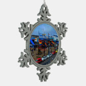 San Francisco Pier 39 Pride #1 Sneeuwvlok Ornament (Links)
