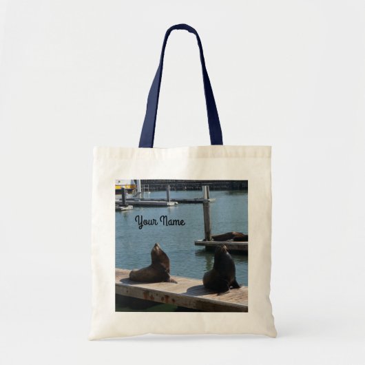 San Francisco Pier 39 Zee Lions #3 Canvas tas (Voorkant)