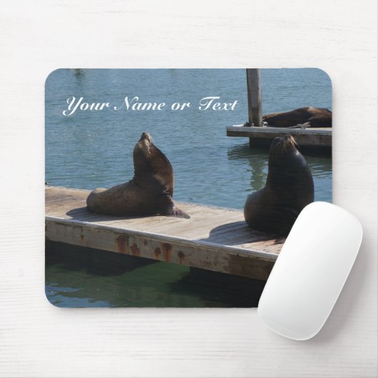 San Francisco Pier 39 Zee Lions #3 Muismat (Met muis)