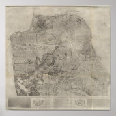 San Francisco Plan Atlas Map Poster (Voorkant)