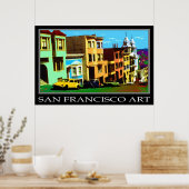 San Francisco Pop Art 69 - Foto Art Poster (Keuken)
