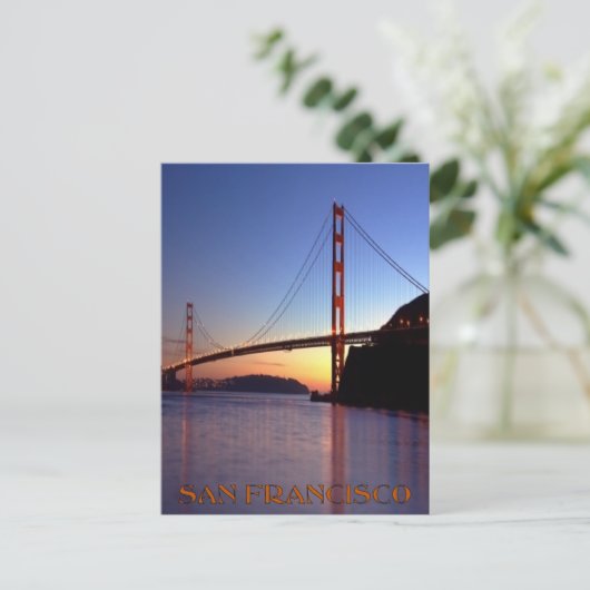 San Francisco Post Card Briefkaart (Staand voorkant)