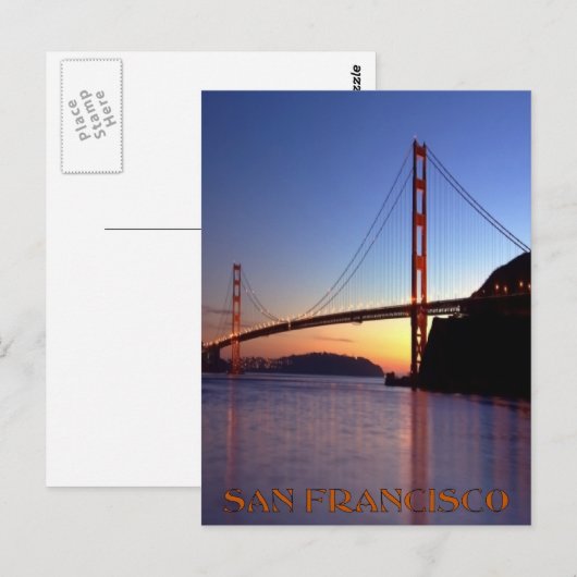 San Francisco Post Card Briefkaart (Voorkant / Achterkant)