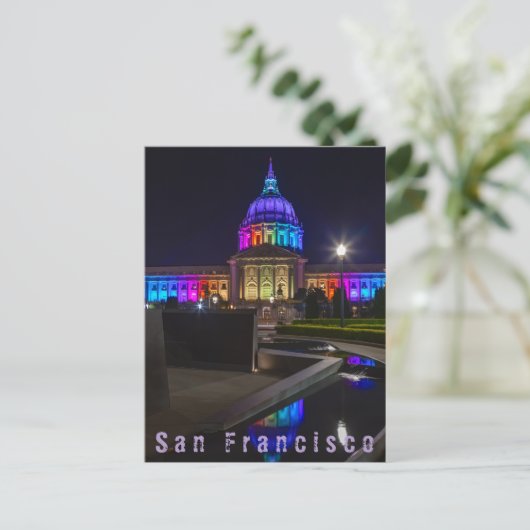 San Francisco Pride Briefkaart (Staand voorkant)