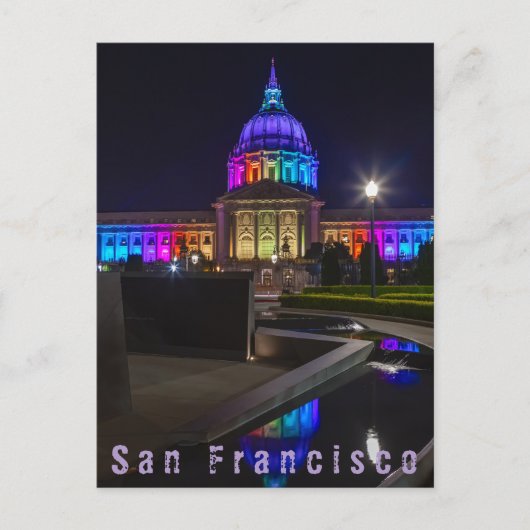 San Francisco Pride Briefkaart (Voorkant)