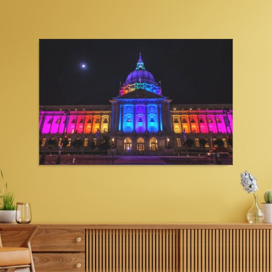San Francisco Pride Canvas Afdruk (Insitu (Woonkamer))