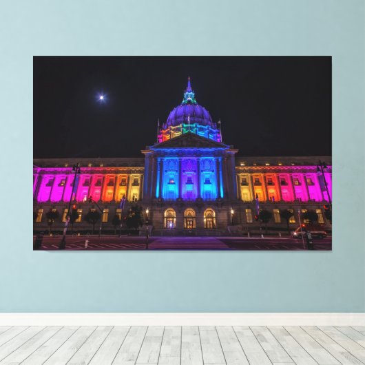 San Francisco Pride Canvas Afdruk (Insitu (Houten vloer))