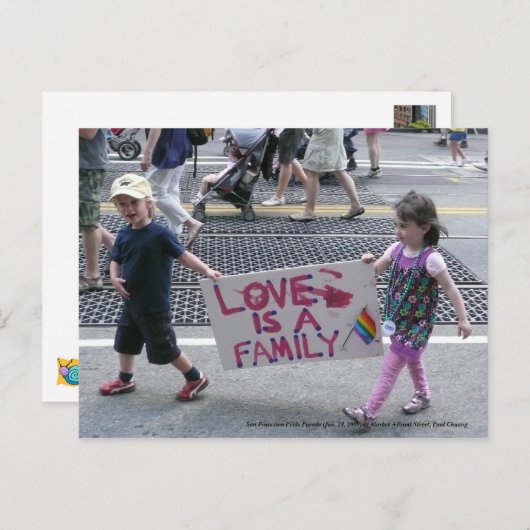 San Francisco Pride Parade... Briefkaart (Voorkant / Achterkant)