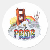 San Francisco Pride Sticker (Voorkant)