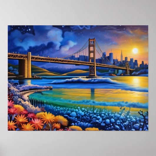 San Francisco Print, Value Poster Paper (Matte) (Voorkant)