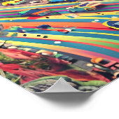 San Francisco Psychedelic Rainbow Art Print (Hoek)