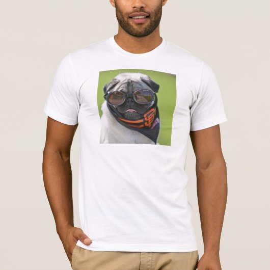 San Francisco Pug T-shirt (Voorkant)