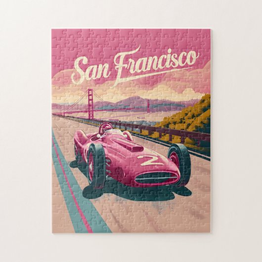 San Francisco  raceauto Legpuzzel (Verticaal)