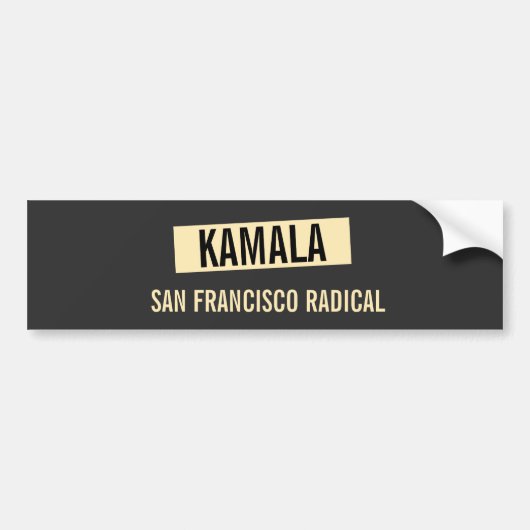San Francisco Radical Harris Bumpersticker (Voorkant)