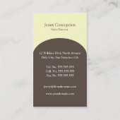 San Francisco Real Estate Business Card Template Visitekaartje (Achterkant)
