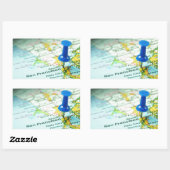 San Francisco Rechthoekige Sticker (Vel)