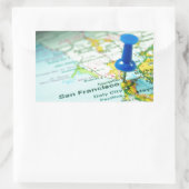 San Francisco Rechthoekige Sticker (Tas)