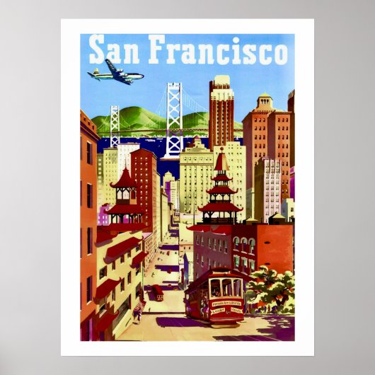 San Francisco Reis 18x24 Poster (Voorkant)