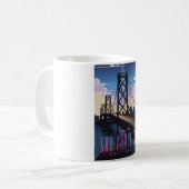 San Francisco Reisposter Koffiemok (Voorkant links)