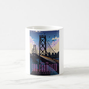 San Francisco Reisposter Koffiemok