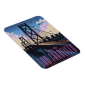 San Francisco Reisposter Magneet (Rechterzijde)