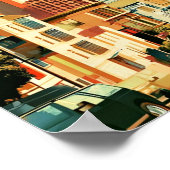 San Francisco Reisposter Poster (Hoek)