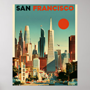 San Francisco Reisposter Poster