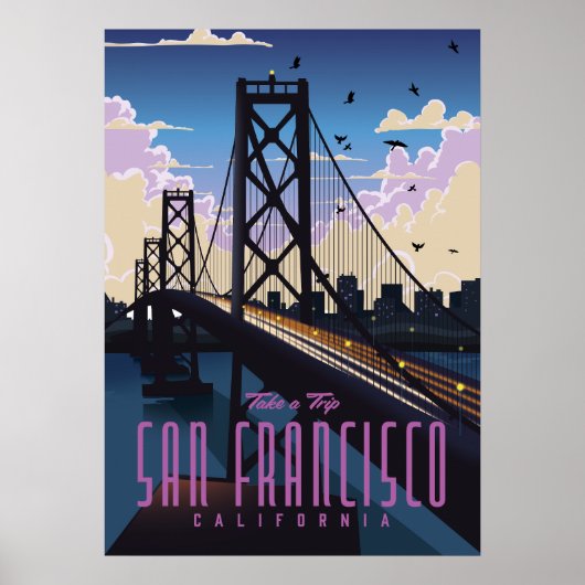 San Francisco Reisposter Poster (Voorkant)