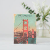 San Francisco Reizen Briefkaart (Staand voorkant)